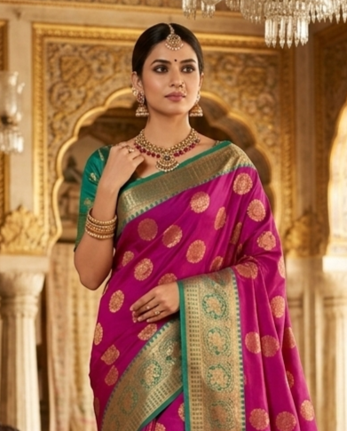 KANCHIPURAM SEMI SOFT SILK